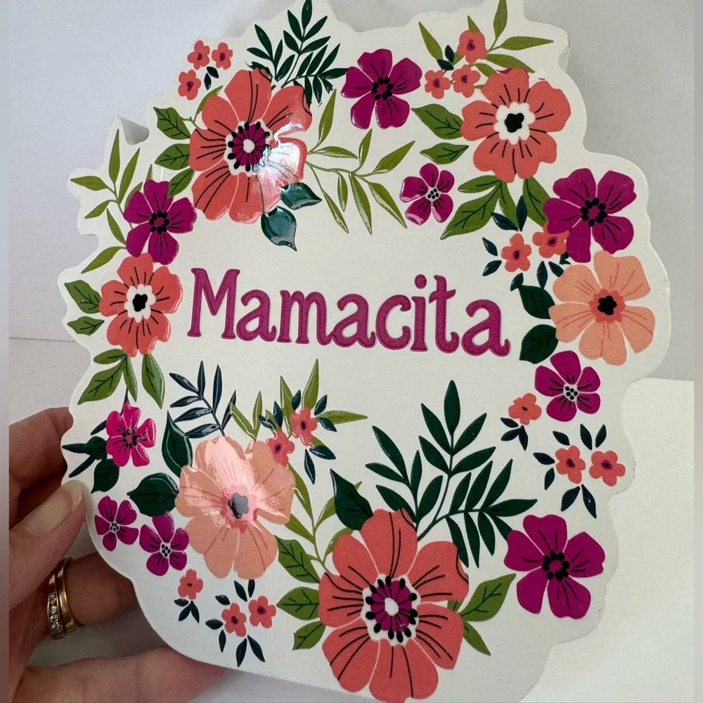 Floral 'Mamacita' Decorative Sign NWOT